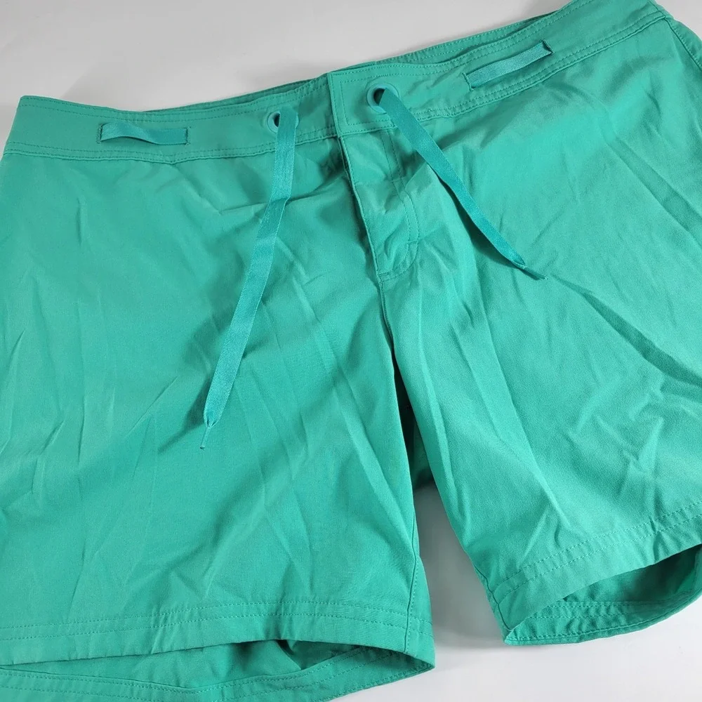 Prana Men's 40x6 Unlined Green Lightweight Board Shorts Swim Trunks
